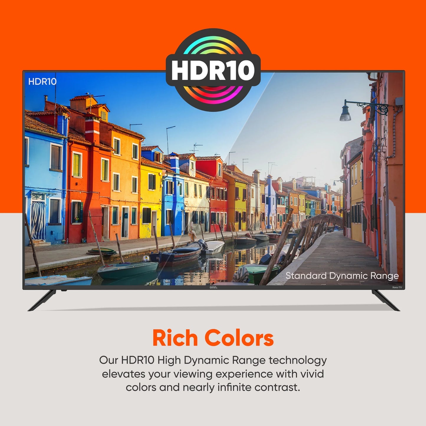 . 70” Class 4K UHD (2160P) LED Roku Smart Television HDR (100012588)