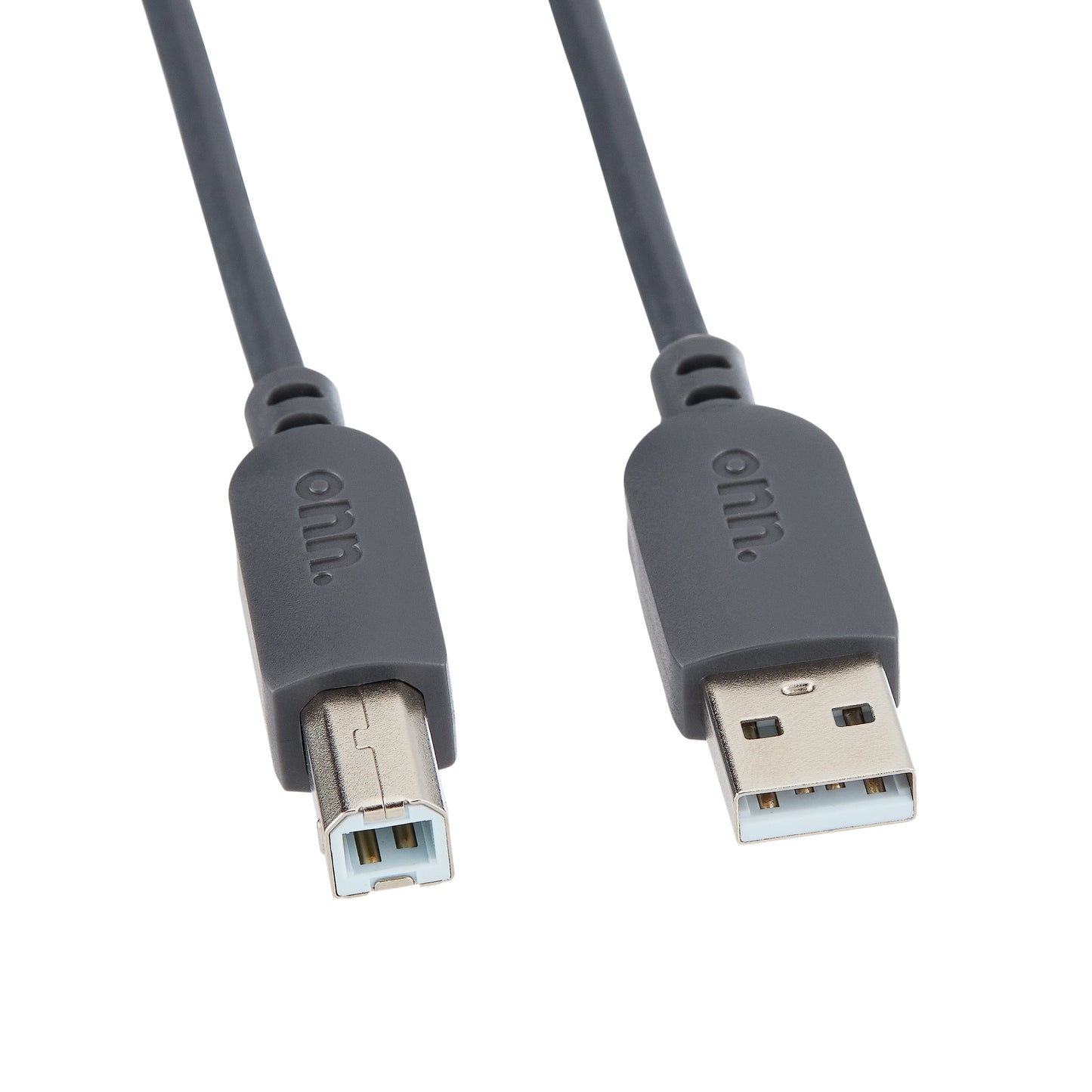 . 10Ft USB Printer Cable, USB to USB-B, Gray, 1 Piece per Pack