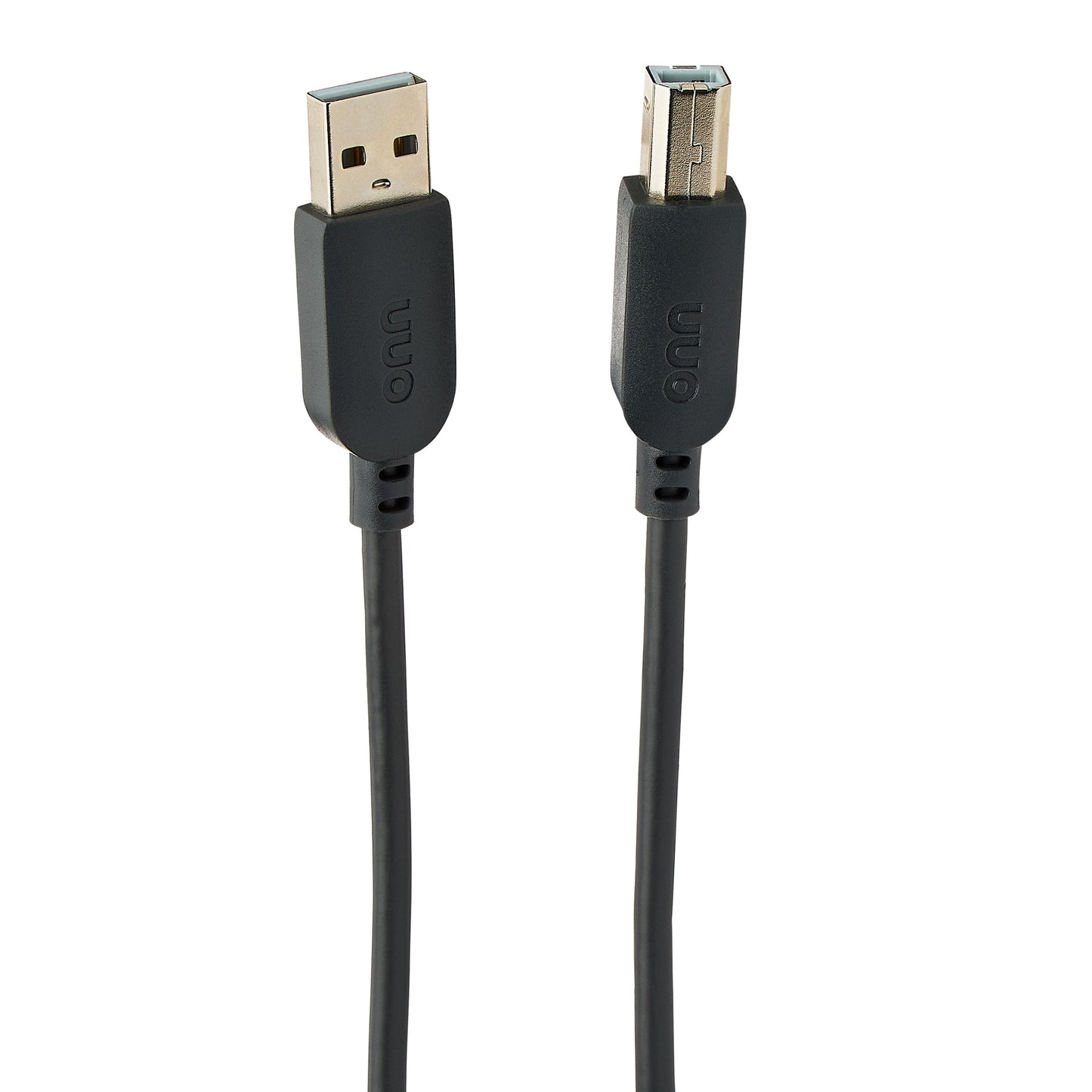 . 10Ft USB Printer Cable, USB to USB-B, Gray, 1 Piece per Pack
