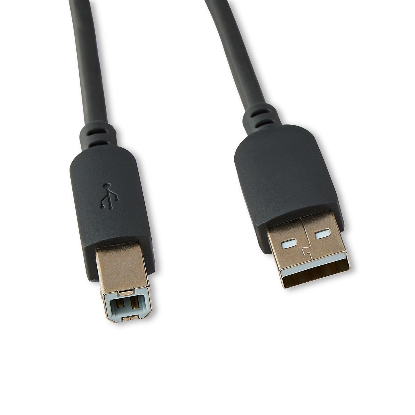 . 10Ft USB Printer Cable, USB to USB-B, Gray, 1 Piece per Pack