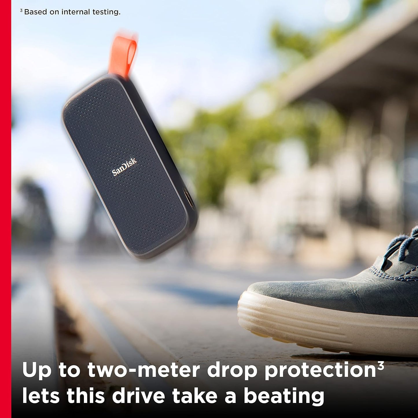1TB Portable SSD - up to 800Mb/S, USB-C, USB 3.2 Gen 2, Updated Firmware - External Solid State Drive - SDSSDE30-1T00-G26