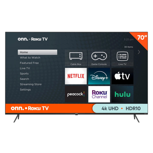 . 70” Class 4K UHD (2160P) LED Roku Smart Television HDR (100012588)